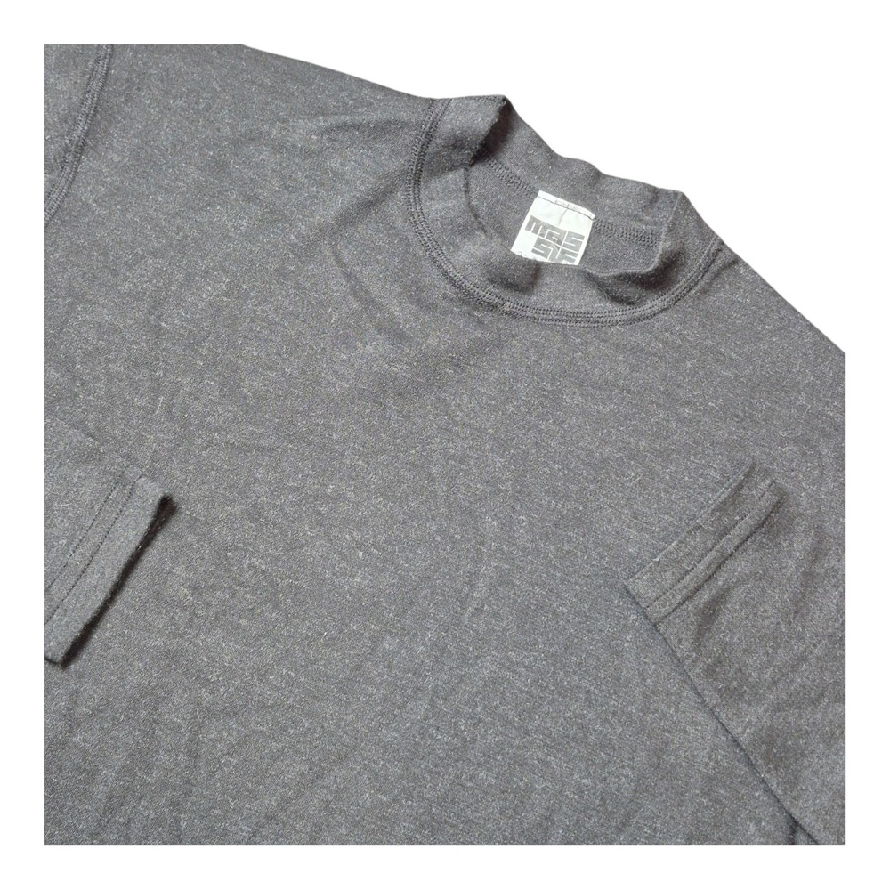 Massif HotJohns Men's M Black Flame Resistant FR Base Layer Long Sleeve Shirt